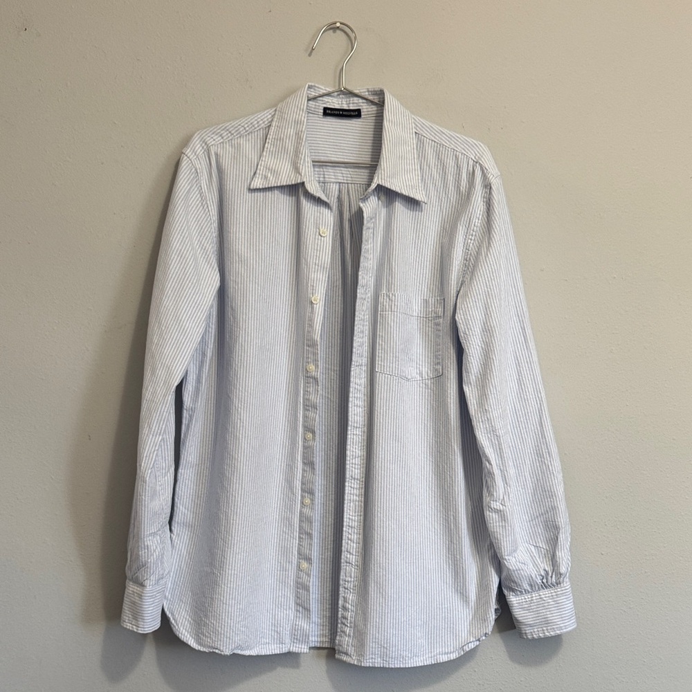Brandy Melville Striped Oxford